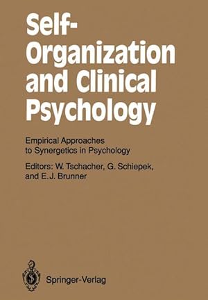 Bild des Verkufers fr Self-Organization and Clinical Psychology zum Verkauf von moluna