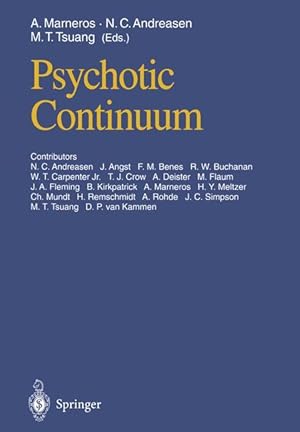 Seller image for Psychotic Continuum for sale by moluna