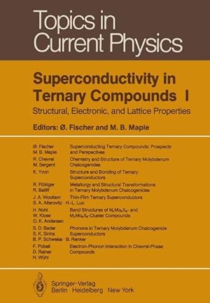 Seller image for Superconductivity in Ternary Compounds I for sale by moluna