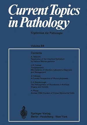 Seller image for Current Topics in Pathology / Ergebnisse der Pathologie for sale by moluna