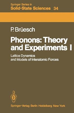 Image du vendeur pour Phonons: Theory and Experiments I mis en vente par moluna