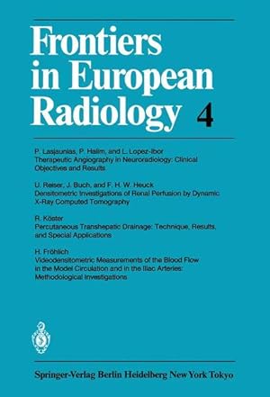 Seller image for Frontiers in European Radiology for sale by moluna