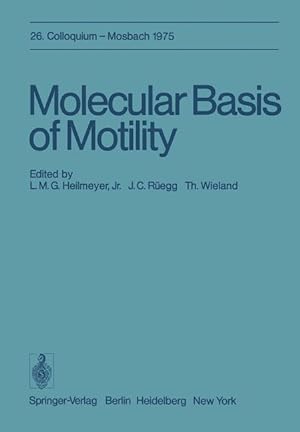 Seller image for Molecular Basis of Motility for sale by moluna