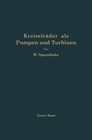 Imagen del vendedor de Kreiselraeder als Pumpen und Turbinen a la venta por moluna