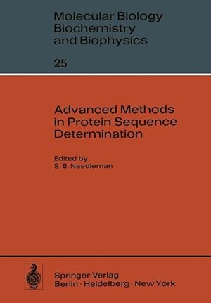Bild des Verkufers fr Advanced Methods in Protein Sequence Determination zum Verkauf von moluna