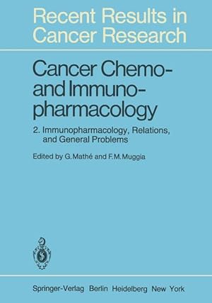 Bild des Verkufers fr Cancer Chemo- and Immunopharmacology zum Verkauf von moluna