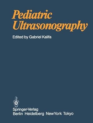 Image du vendeur pour Pediatric Ultrasonography mis en vente par moluna