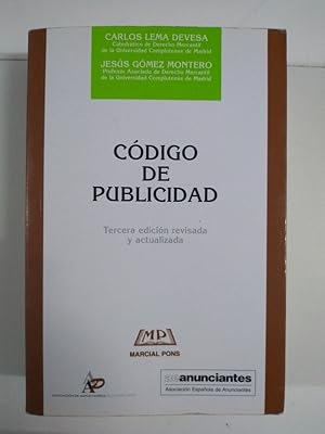 Imagen del vendedor de Cdigo de publicidad a la venta por Libros Ambig