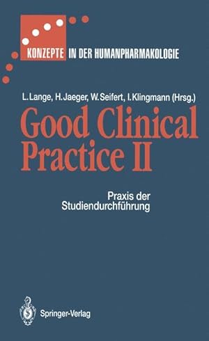 Immagine del venditore per Good Clinical Practice II venduto da moluna