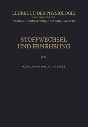 Imagen del vendedor de Stoffwechsel und Ernaehrung a la venta por moluna