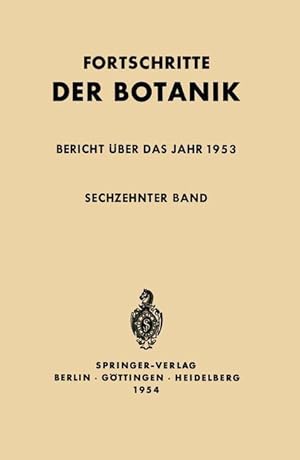 Seller image for Bericht ber das Jahr 1953 for sale by moluna