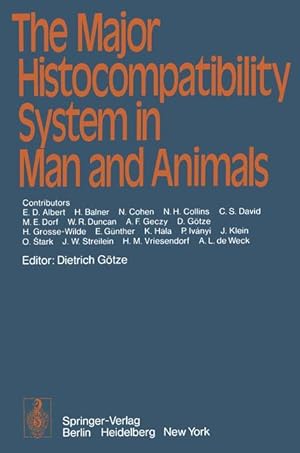 Immagine del venditore per The Major Histocompatibility System in Man and Animals venduto da moluna