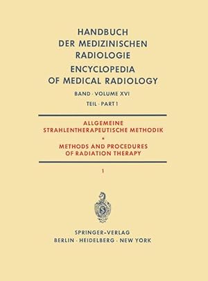 Seller image for Allgemeine Strahlentherapeutische Methodik / Methods and Procedures of Radiation Therapy for sale by moluna