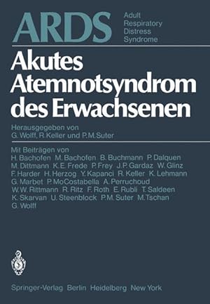 Imagen del vendedor de ARDS Akutes Atemnotsyndrom des Erwachsenen. Adult Respiratory Distress Syndrome a la venta por moluna