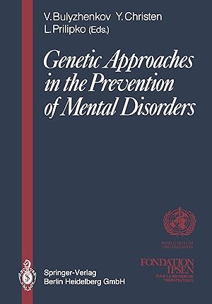 Seller image for Genetic Approaches in the Prevention of Mental Disorders for sale by moluna