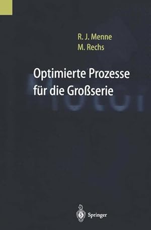 Seller image for Optimierte Prozesse fr die Grossserie for sale by moluna