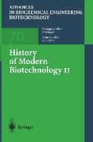 Seller image for History of Modern Biotechnology II for sale by moluna
