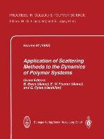 Image du vendeur pour Application of Scattering Methods to the Dynamics of Polymer Systems mis en vente par moluna