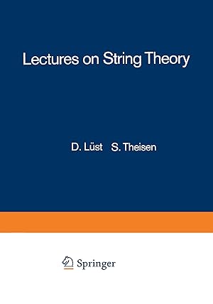 Image du vendeur pour Lectures on String Theory mis en vente par moluna