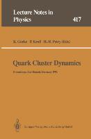 Seller image for Quark Cluster Dynamics for sale by moluna