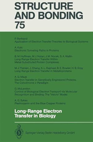 Immagine del venditore per Long-Range Electron Transfer in Biology venduto da moluna