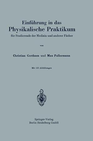 Image du vendeur pour Einfhrung in das Physikalische Praktikum mis en vente par moluna