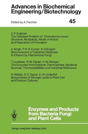 Bild des Verkufers fr Enzymes and Products from Bacteria Fungi and Plant Cells zum Verkauf von moluna