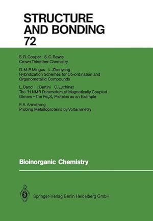 Bild des Verkufers fr Bioinorganic Chemistry zum Verkauf von moluna