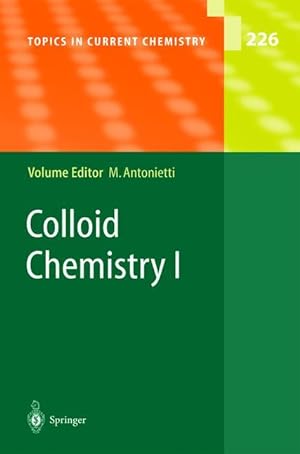 Immagine del venditore per Colloid Chemistry I venduto da moluna