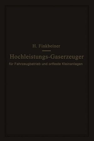 Seller image for Hochleistungs-Gaserzeuger for sale by moluna