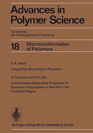 Imagen del vendedor de Advances in Polymer Science a la venta por moluna