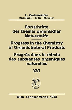 Seller image for Fortschritte der Chemie Organischer Naturstoffe / Progress in the Chemistry of Organic Natural Products / Progrs dans la Chimie des Substances Organiques Naturelles for sale by moluna