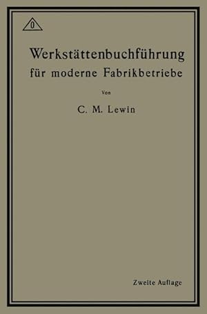 Imagen del vendedor de Werkstaettenbuchfhrung fr moderne Fabrikbetriebe a la venta por moluna