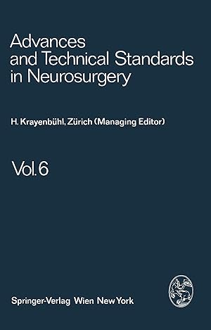 Seller image for Advances and Technical Standards in Neurosurgery for sale by moluna