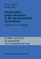 Seller image for Akkulturation junger Auslaender in der Bundesrepublik Deutschland for sale by moluna
