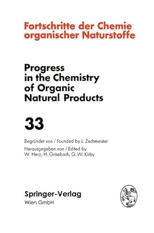 Imagen del vendedor de Fortschritte der Chemie Organischer Naturstoffe / Progress in the Chemistry of Organic Natural Products a la venta por moluna