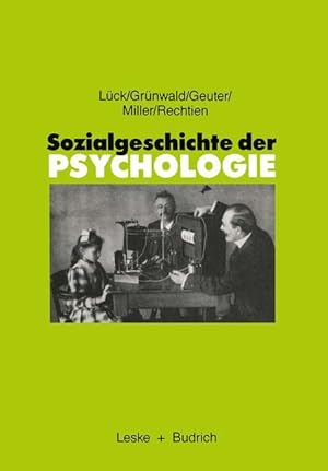 Seller image for Sozialgeschichte der Psychologie for sale by moluna