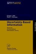 Imagen del vendedor de Uncertainty-Based Information a la venta por moluna