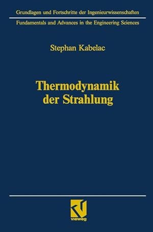 Immagine del venditore per Thermodynamik der Strahlung venduto da moluna