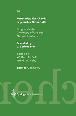 Immagine del venditore per Progress in the Chemistry of Organic Natural Products / Fortschritte der Chemie organischer Naturstoffe venduto da moluna
