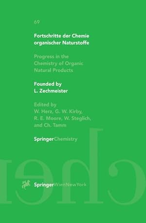 Bild des Verkufers fr Fortschritte der Chemie organischer Naturstoffe Progress in the Chemistry of Organic Natural Products 69 zum Verkauf von moluna