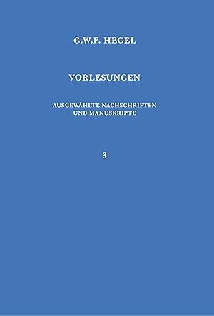 Seller image for Vorlesungen. Ausgewaehlte Nachschriften und Manuskripte / Vorlesungen ber die Philosophie der Religion for sale by moluna