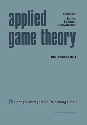 Seller image for Applied Game Theory for sale by moluna