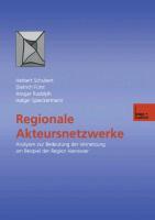 Seller image for Regionale Akteursnetzwerke for sale by moluna