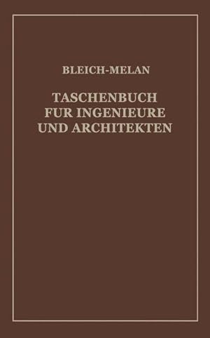 Immagine del venditore per Taschenbuch fr Ingenieure und Architekten venduto da moluna