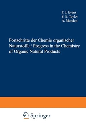 Seller image for Fortschritte der Chemie organischer Naturstoffe / Progress in the Chemistry of Organic Natural Products for sale by moluna