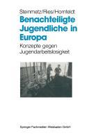 Seller image for Benachteiligte Jugendliche in Europa for sale by moluna