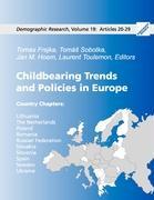 Seller image for Childbearing Trends and Policies in Europe, Book III for sale by moluna