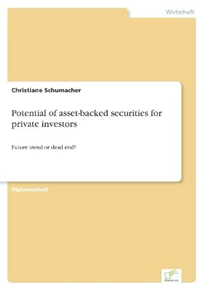 Imagen del vendedor de Potential of asset-backed securities for private investors a la venta por moluna