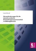 Seller image for Herausforderungen fr die deutsch-arabische Entwicklungszusammenarbeit im Bildungsbereich for sale by moluna